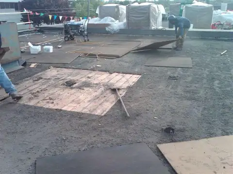 In some cases the deck must be repaired